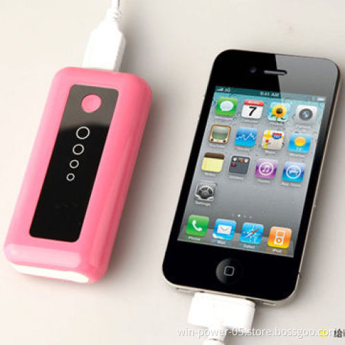 Portable Phone Charger with LED Indicator to Show Charging Status, CE/FCC/RoHS Certificates